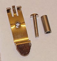 Other Accessories for Intelligent 2-Wire In-Head Transmitters - Economy Rail Clip, Metal Single Center Mounting Hole