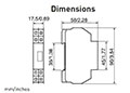 IPAQ-LX, IPAQ-LX Plus, IPAQ-L, IPAQ-L Plus Universal Programmable 2-Wire Transmitters - Dimensions