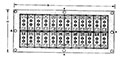 Series 19004 Strip Panels - Dimensional Drawing