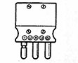 Series 17000 Standard Connectors - Male Convenience Connector w/ Protected Terminals & Ground Wire Pin